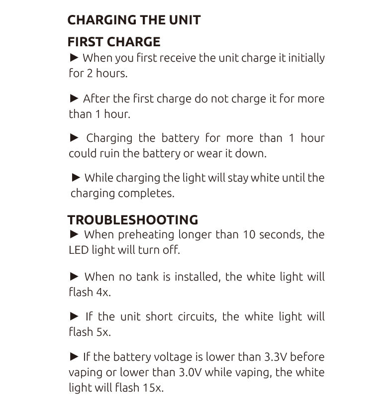 Charging the Exxus MiNovo on white background