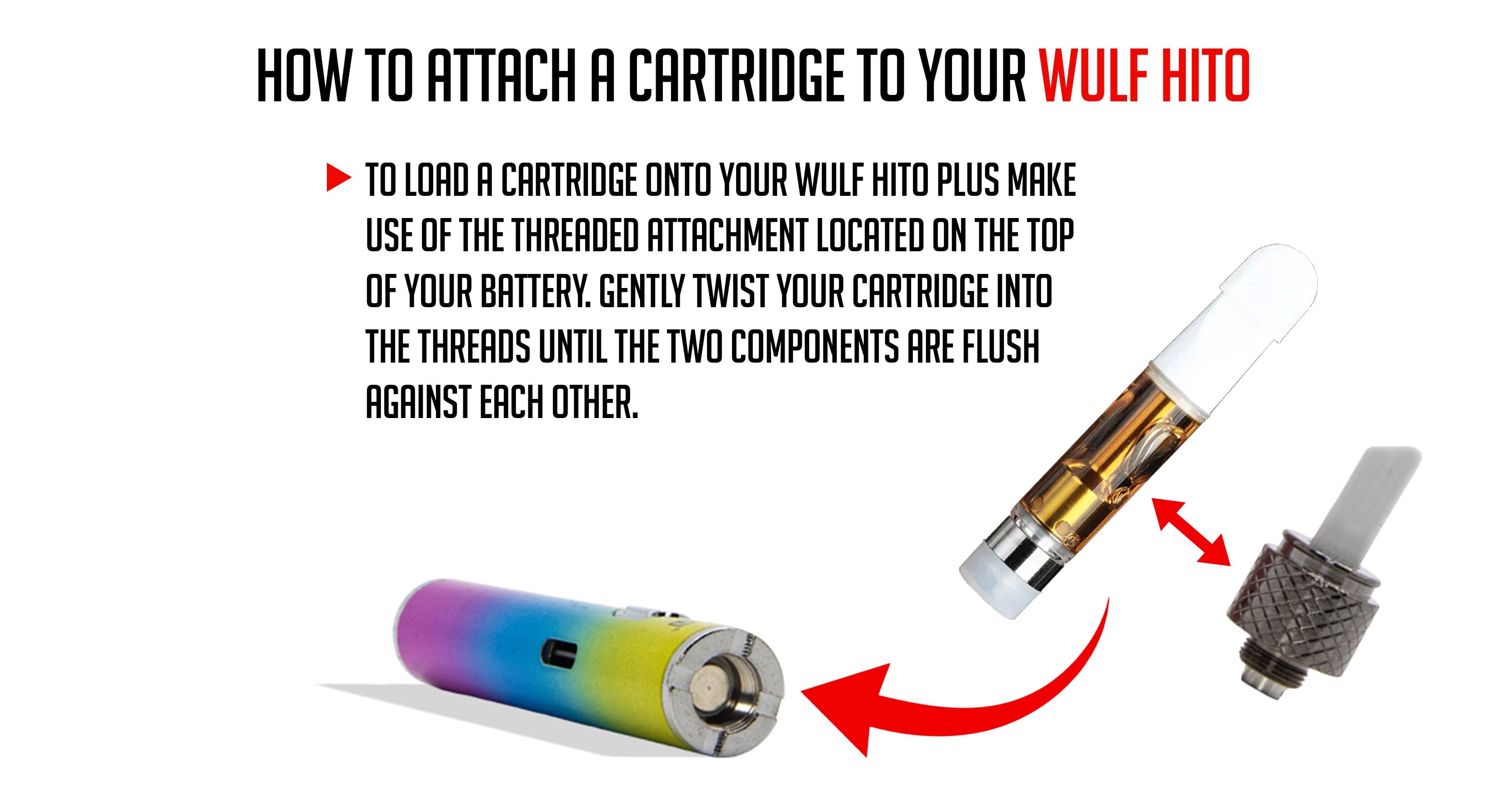 how to attach cartridge to wulf hito guideline instructions