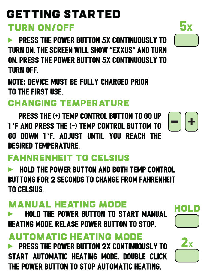 How to Use the Exxus Go Plus on white background