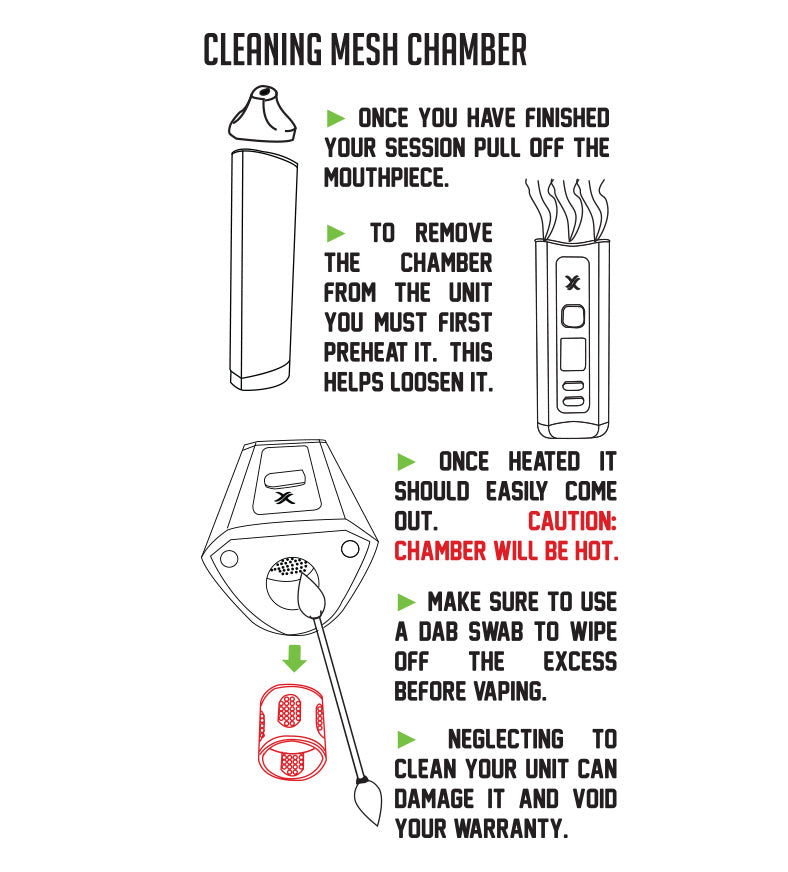 Cleaning Mesh Chamber for the Exxus Mini Plus on white background