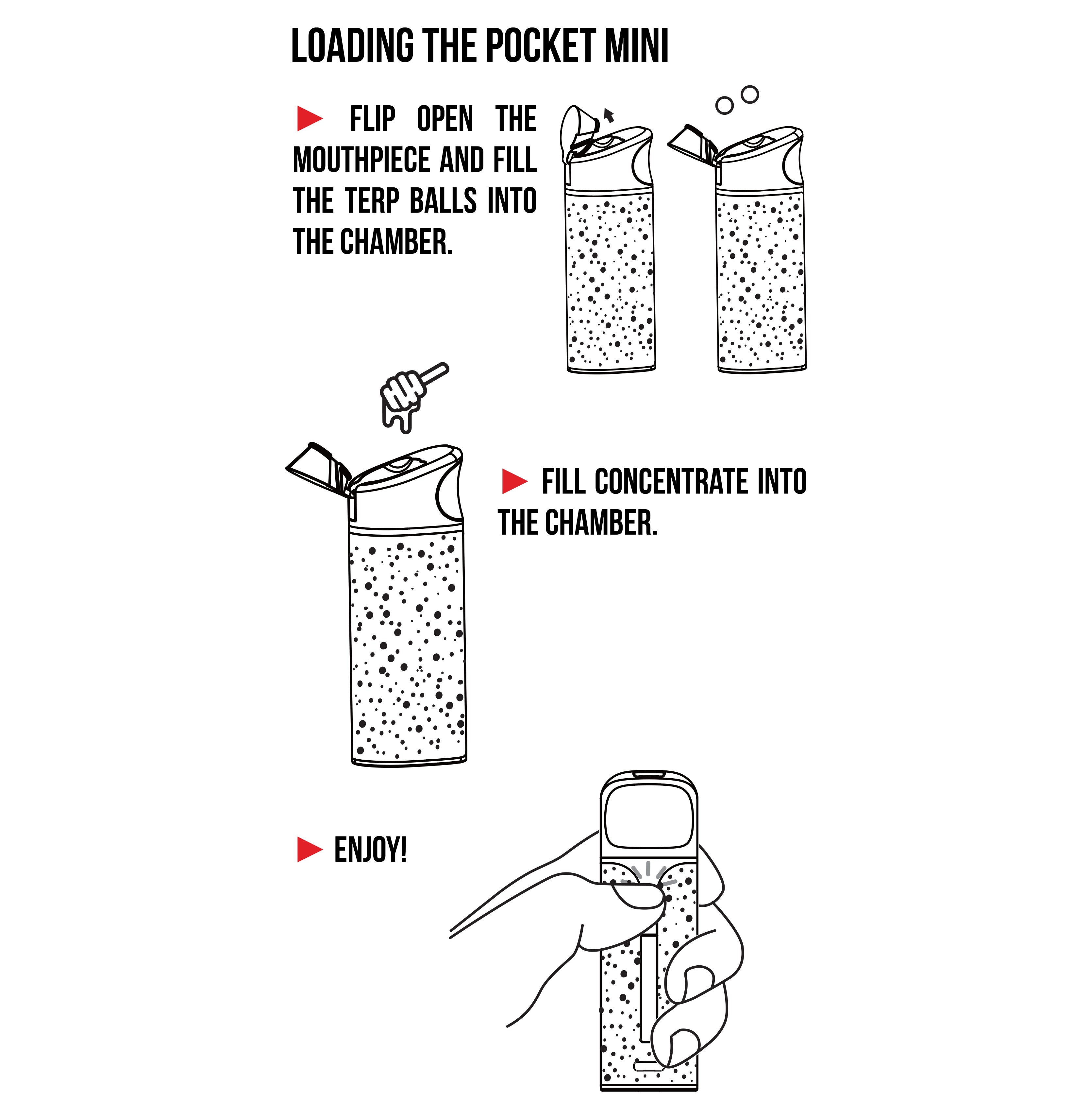 detailed instructions for how to load the Wulf Pocket Mini
