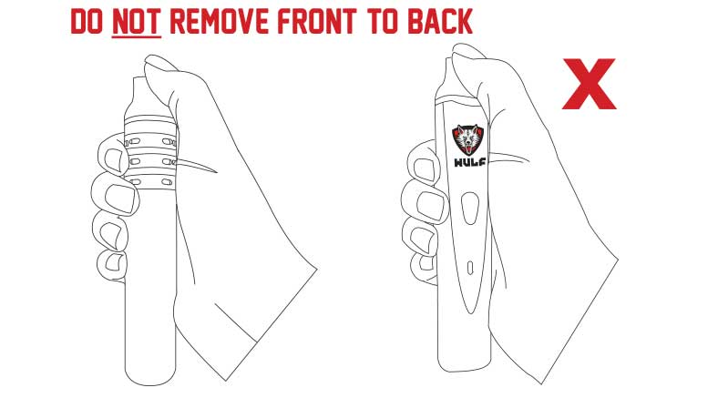 how to not remove the Wulf Classic Mouthpiece on white background.