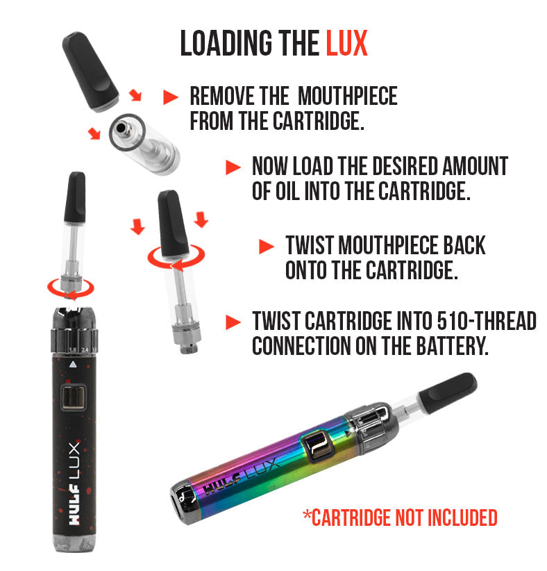 How to load the Wulf LUX on white background