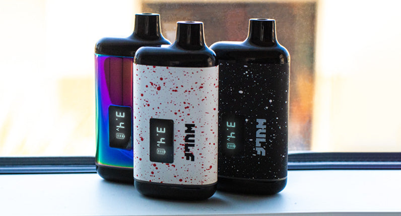 Wulf Recon colors standing on window inside office building