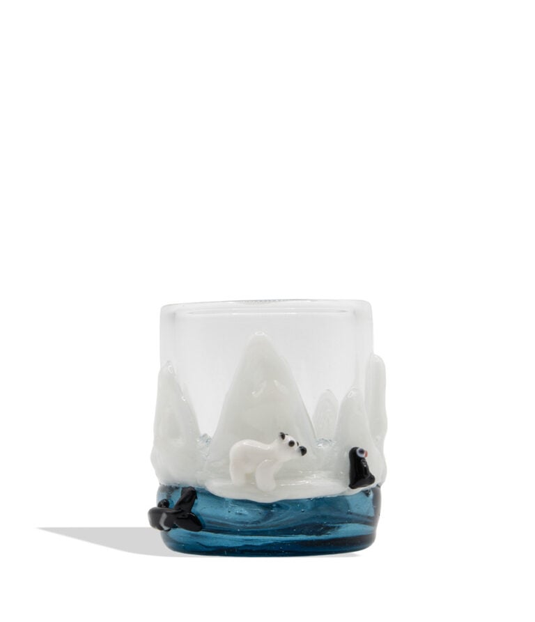 Empire Glassworks Avenge the Arctic Puffco Proxy Core Attachment bottom back view