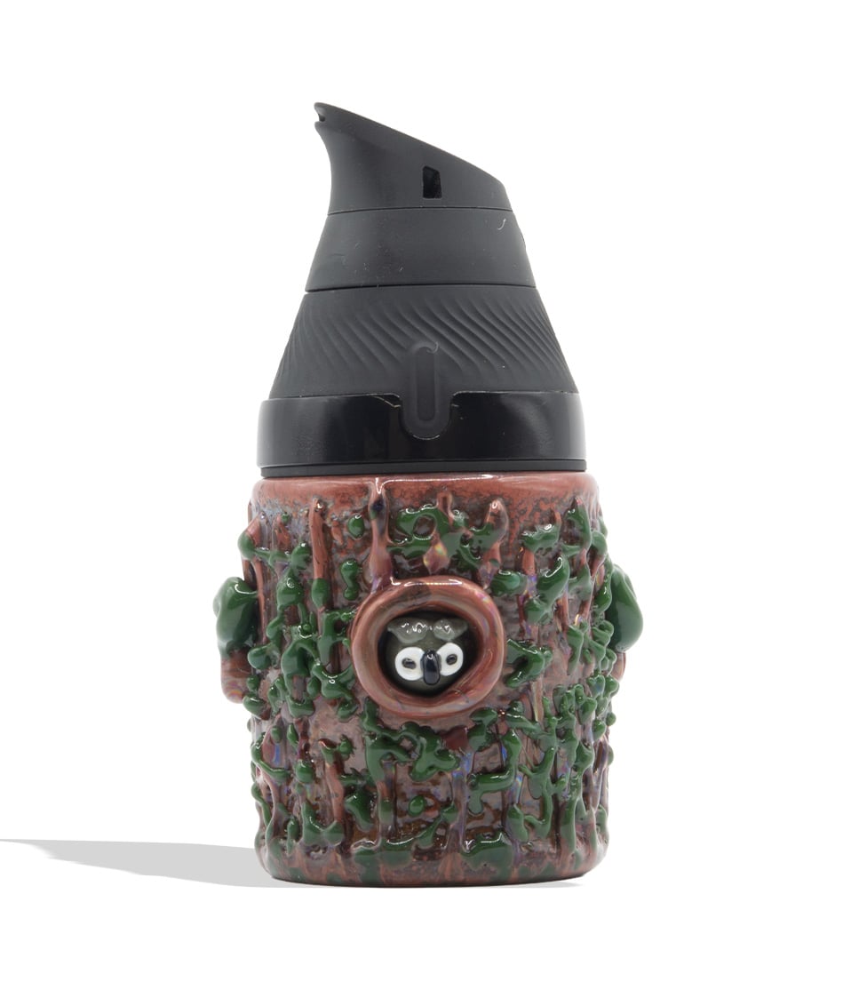 Empire Glassworks Redwood Puffco Proxy Core Attachment bottom front view attached