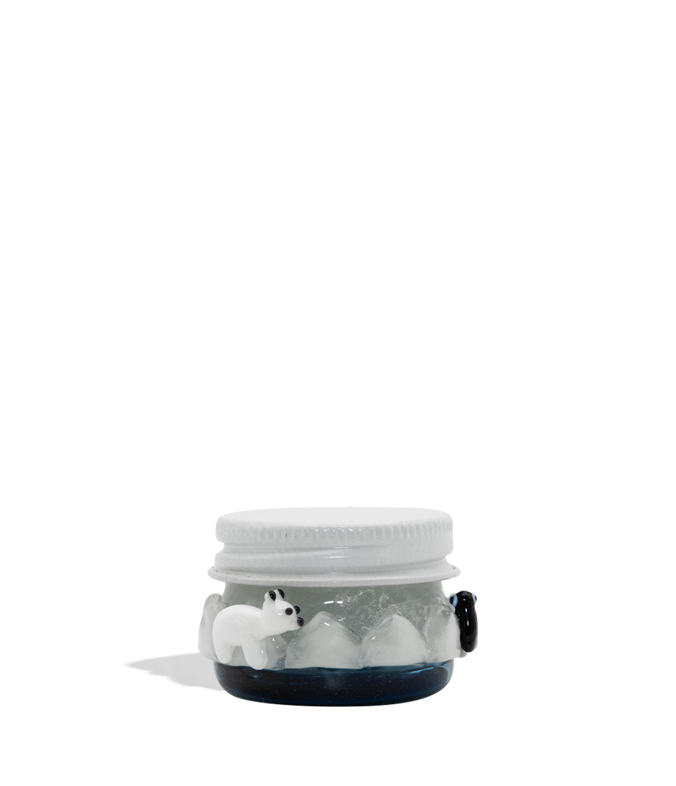 Empire Glassworks Arctic Terp Jar front view on white background