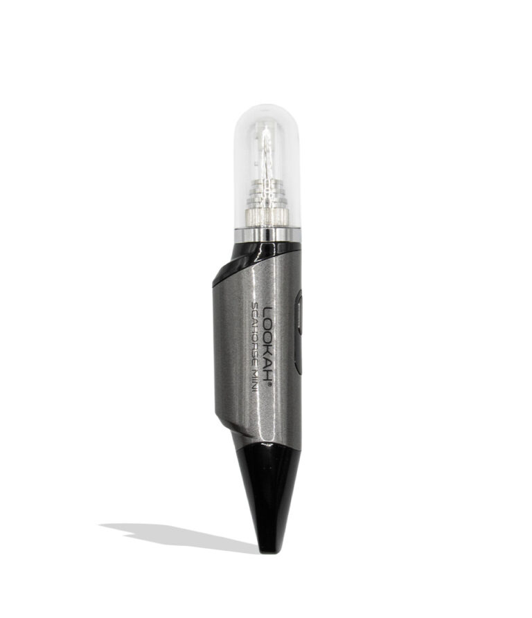 Lookah Seahorse Mini Electric Nectar Collector Grey on white background