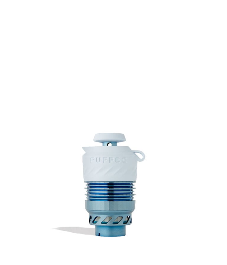 Puffco Peak Pro Glacier 3DXL Chamber front view on white background