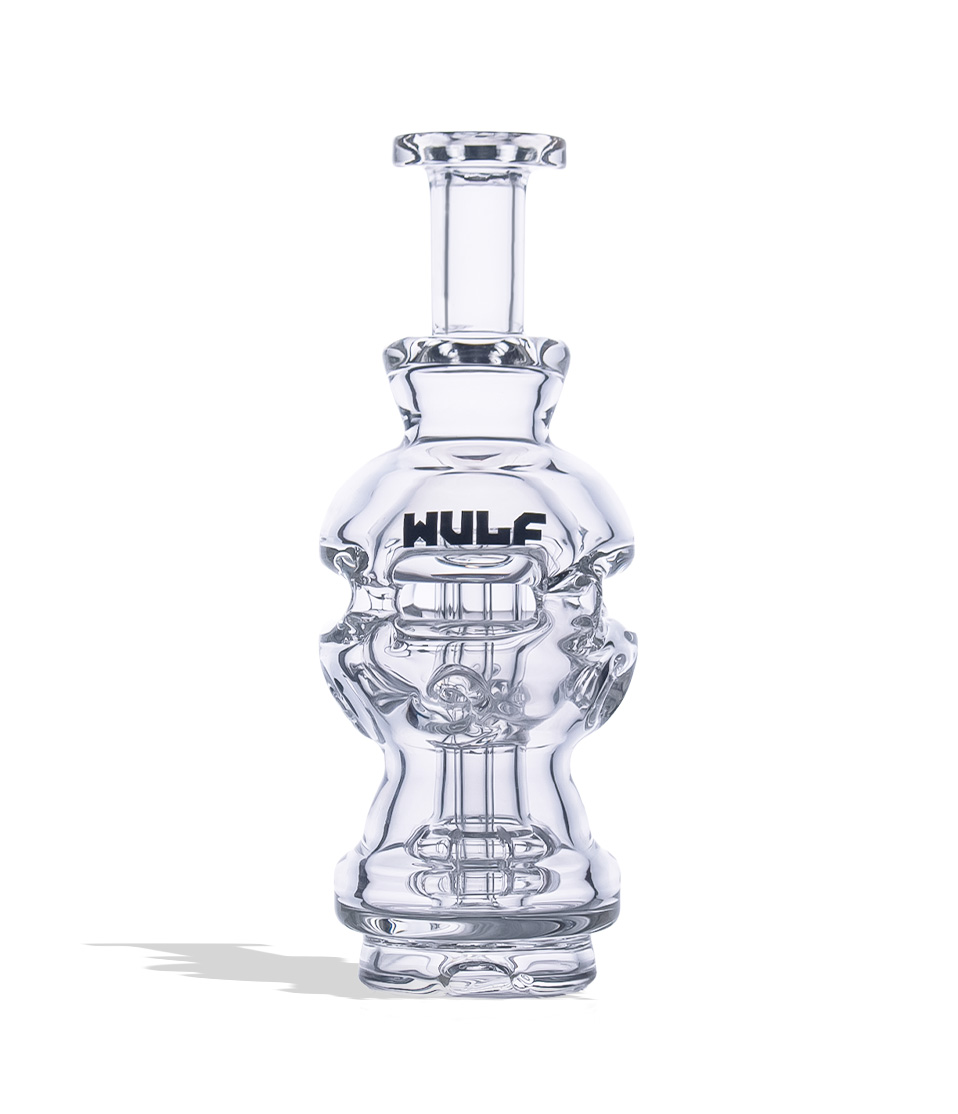 Clear Wulf Mods Echo Puffco Peak Top front view on white background