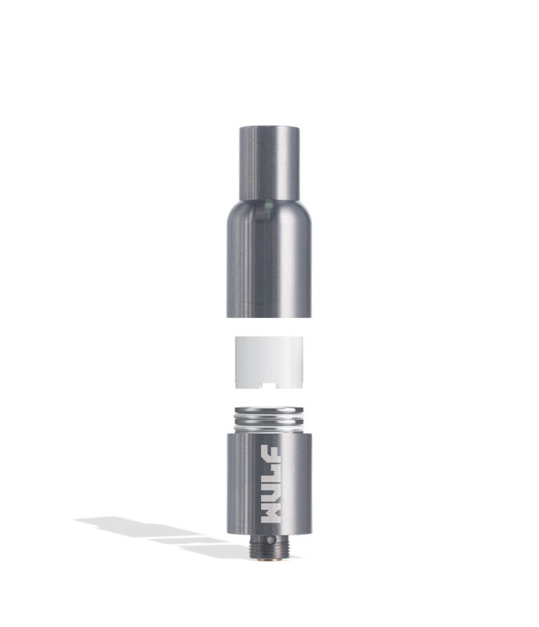 Silver Wulf Mods Quartz Coil Wax Cartridge diagram on white background